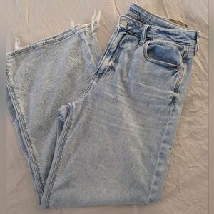 AE Super High Rise Dreamy Drape Wide Leg Denim